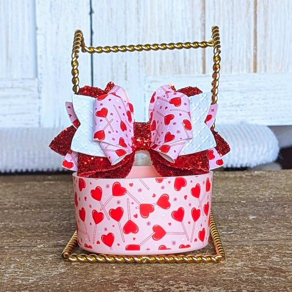NWT Stanley Valentine’s Day RED 40oz Tumbler + Custom Bow/Boot ❤️ - Picture 7 of 9
